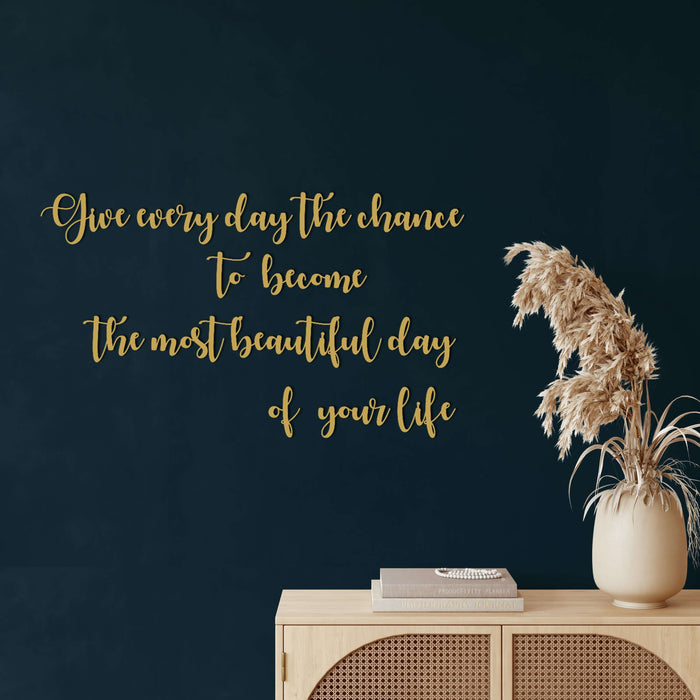 Give Every Day Metal Wall Art - Decor available at Dekadron for $99.90