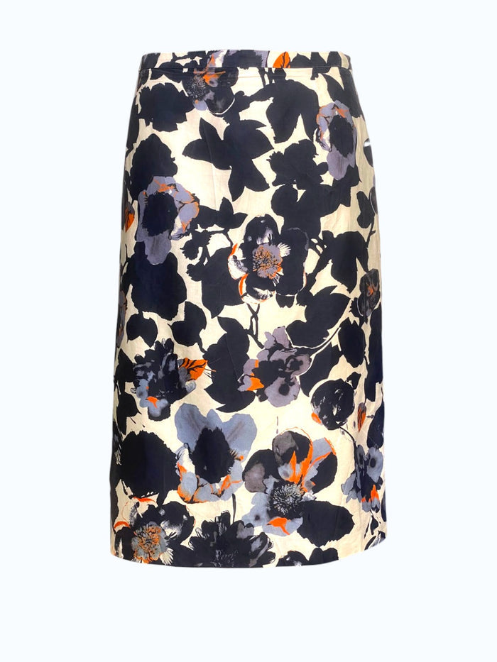 gonna longuette a fiori Hugo Boss