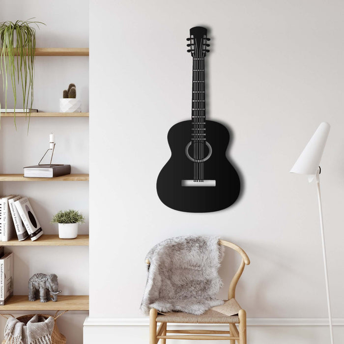 Guitar Metal Wall Art - Decor available at Dekadron for $64.90