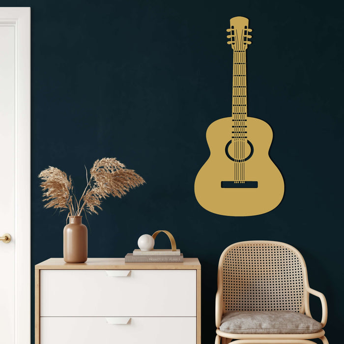 Guitar Metal Wall Art - Decor available at Dekadron for $69.90