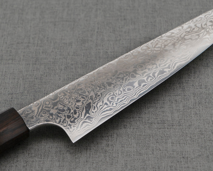 Hatsukokoro "Ginga" ATS-34 Mirror Damascus 150mm Petty