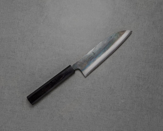 Hatsukokoro "Kokugei" Aogami #1 Kurouchi 165mm Santoku