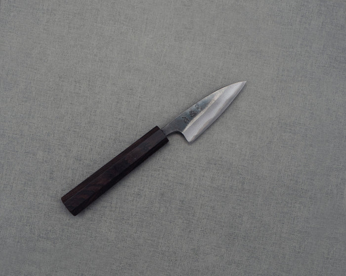 Hatsukokoro "Kumokage" Aogami #2 Kurouchi Damascus Petty