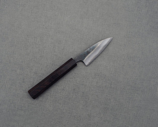 Hatsukokoro "Kumokage" Aogami #2 Kurouchi Damascus Petty
