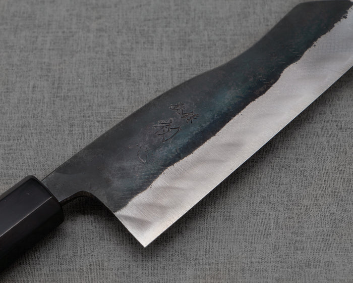 Hatsukokoro "Kuronami" Aogami #2 Kurouchi 165mm Hakata