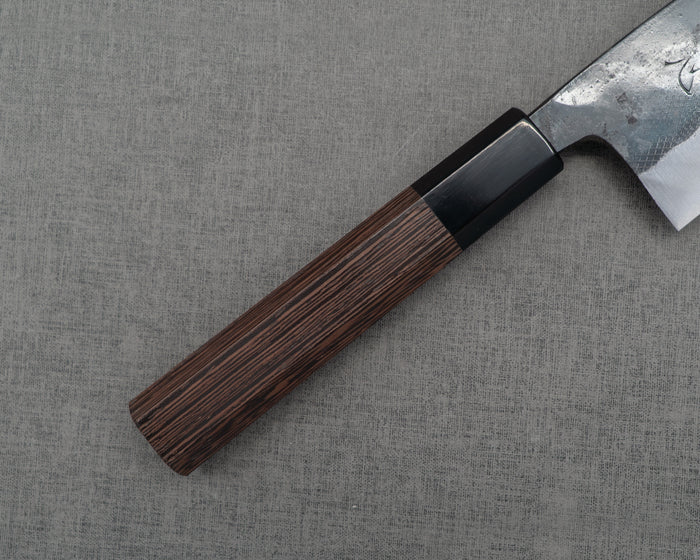 Hatsukokoro "Kuronami" Aogami #2 Kurouchi 165mm Hakata