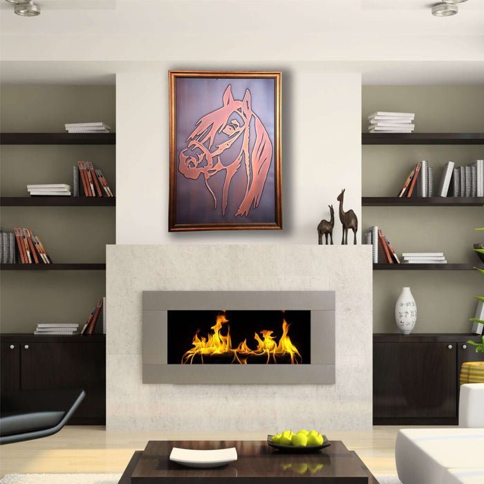 Horse Head Copper Wall Art - Artwork available at Dekadron for $79.90