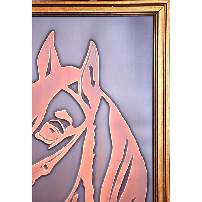 Horse Head Copper Wall Art - Artwork available at Dekadron for $79.90