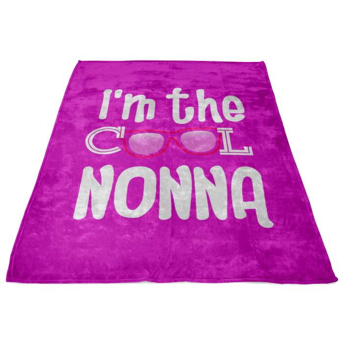 I'm the Cool Nonna Pink Fleece Blanket
