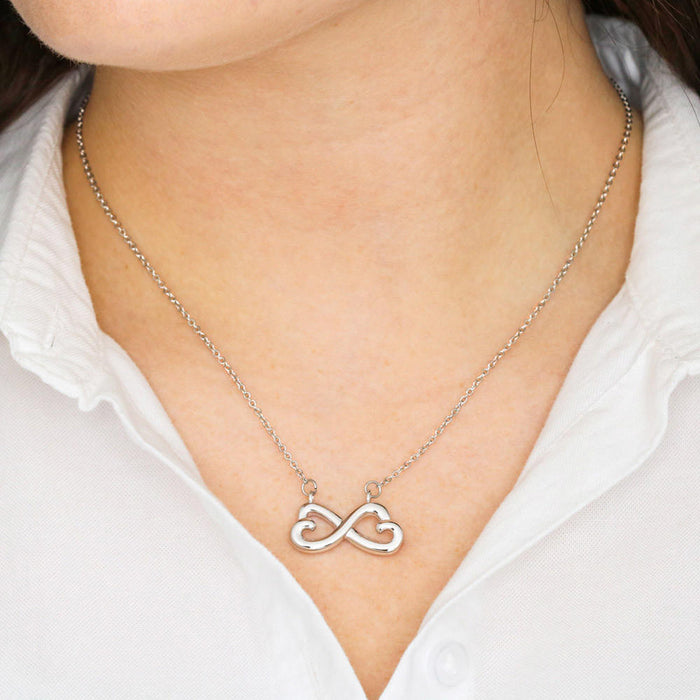 Infinity Hearts Necklace to Sweetheart