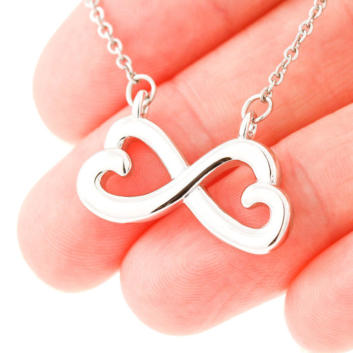 Infinity Hearts Necklace to Sweetheart