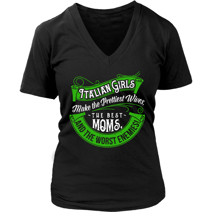 District Womens V-Neck / Black / S