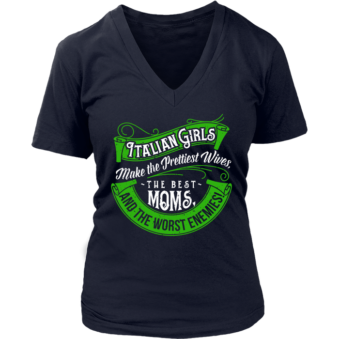 District Womens V-Neck / Navy / S