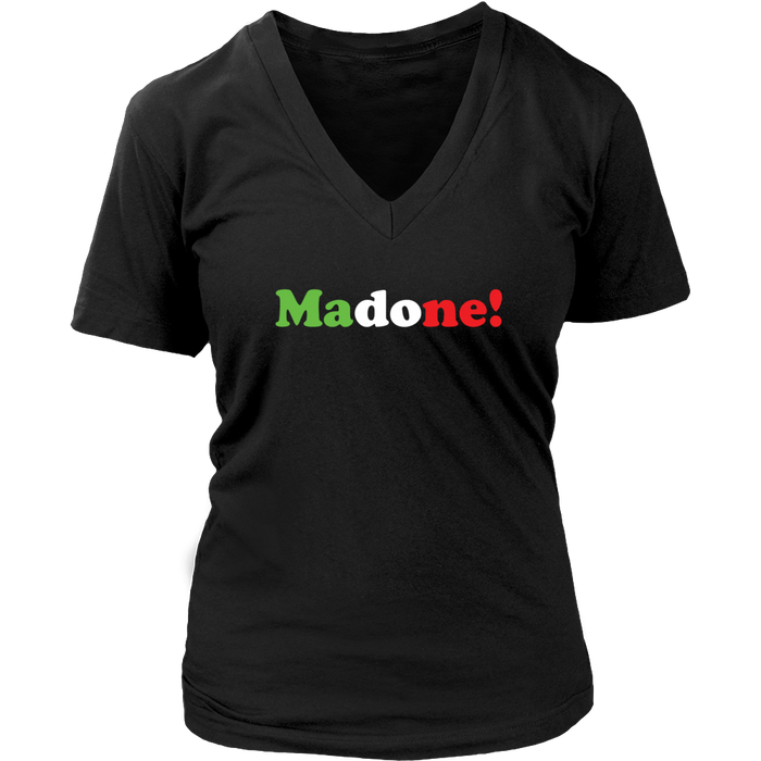 District Womens V-Neck / Black / S