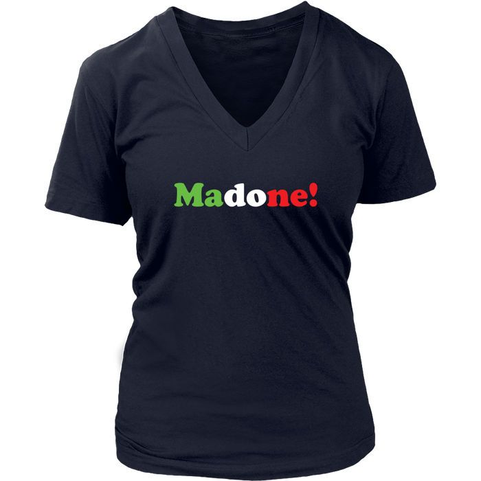District Womens V-Neck / Navy / S