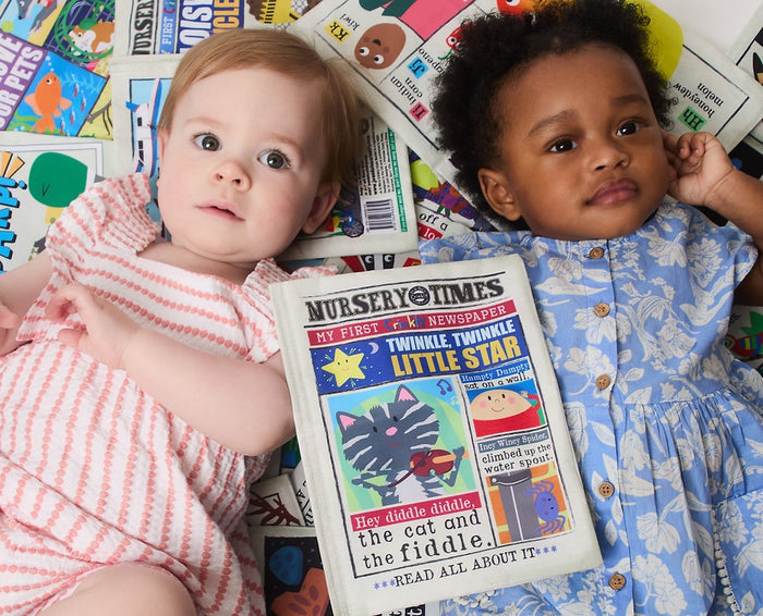 Jo & Nic's Crinkly Cloth Books - Nursery Rhymes - Mabel & Fox