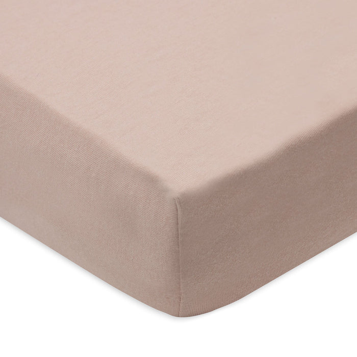 Jollein - Fitted Sheet Jersey 70/75x140/150cm - Wild Rose/Ivory - 2 Pack - Mabel & Fox
