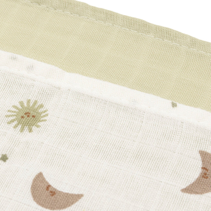 Jollein – Muslin Cloth 70 x 70cm – Over the Moon (3 Pack) - Mabel & Fox
