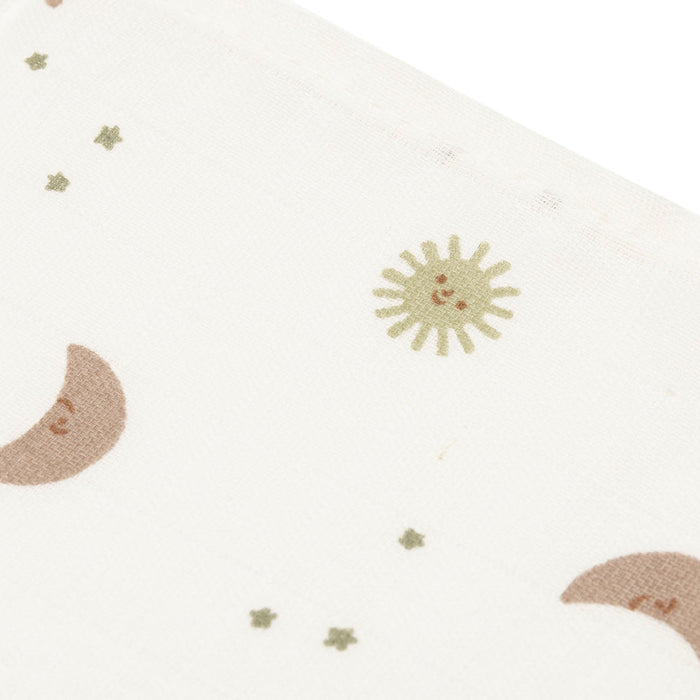 Jollein – Muslin Mouth Cloths 31 x 31cm – Over the Moon (3 Pack) - Mabel & Fox