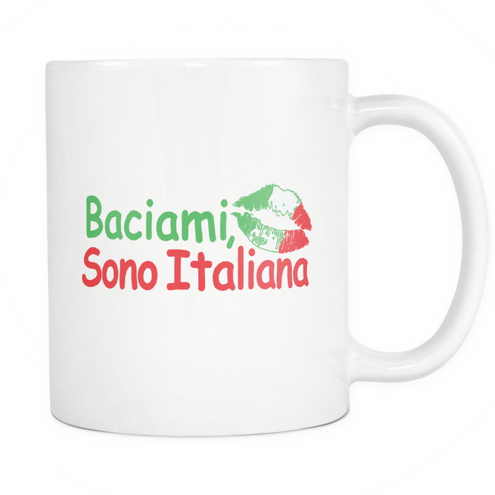 Kiss Me I'm Italian Mug