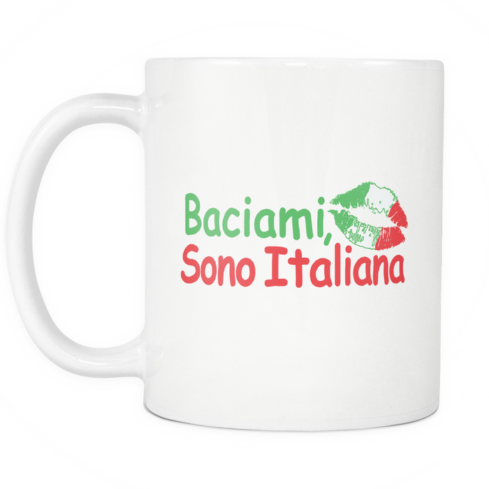 Kiss Me I'm Italian Mug
