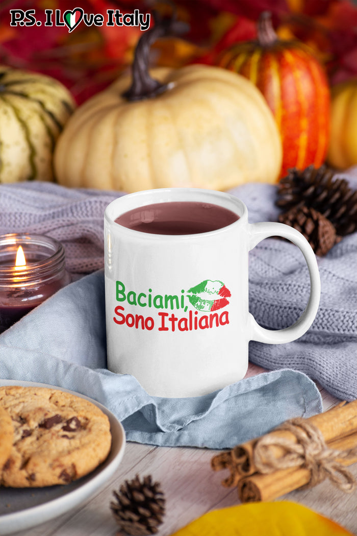 Kiss Me I'm Italian Mug