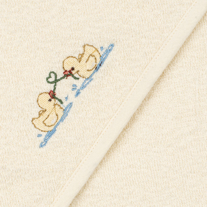Konges Slojd- Fanga Fontana - Figo Baby Towel - Antique White - Mabel & Fox