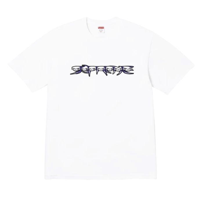 Koszulka Supreme Skulls Spellout Tee White SUPREME Koszulki