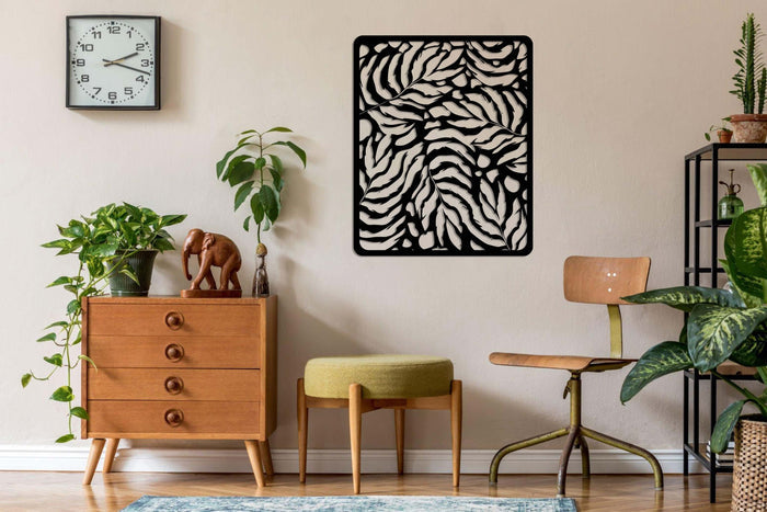 Leaf Table Metal Wall Art - Decor available at Dekadron for $109.90