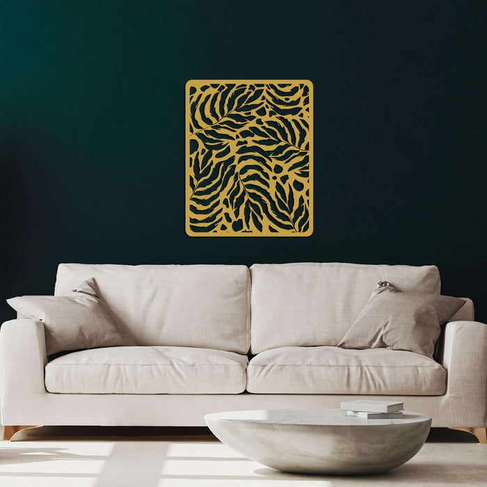 Leaf Table Metal Wall Art - Decor available at Dekadron for $114.90