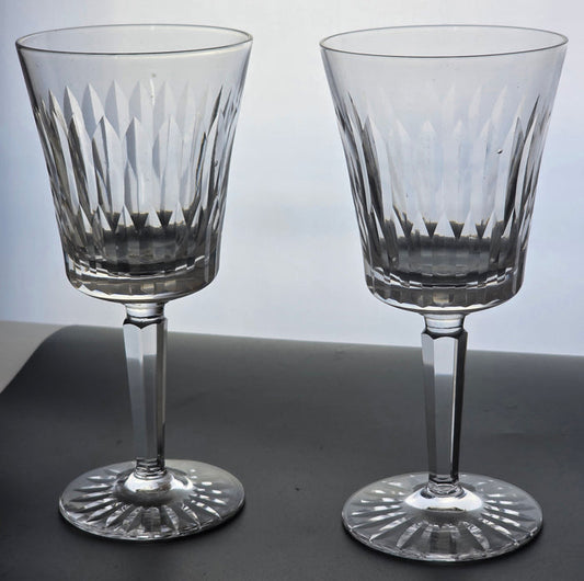 Lenox Cut glass goblets Brilliance Crystal pair