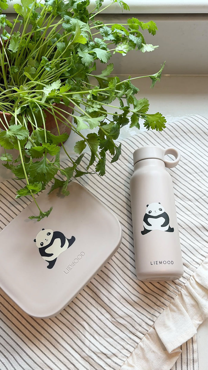 Liewood - Falk Water Bottle - Panda / Sandy 350ml