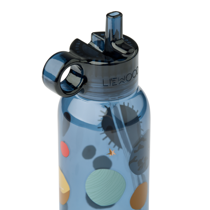 Liewood - Yang Tritan Water Bottle - Universe / Classic Navy - Mabel & Fox