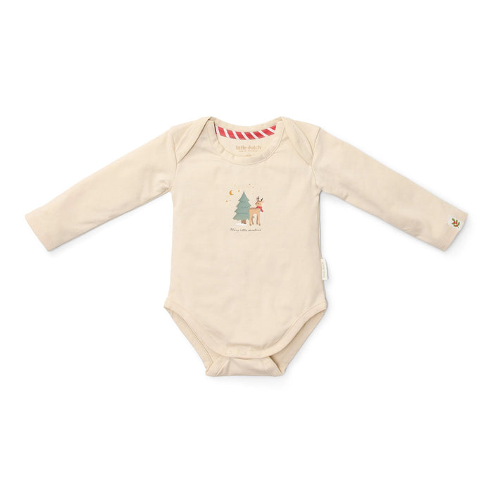 Little Dutch - Long Sleeved Bodysuit (2 Pack) - Little Christmas - Mabel & Fox