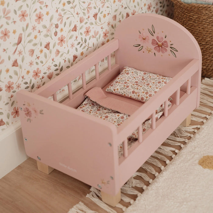 Little Dutch - Wooden Doll Bed - Mabel & Fox
