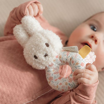 Little Dutch x Miffy - Soft Rattle - Lucky Blossom - Mabel & Fox