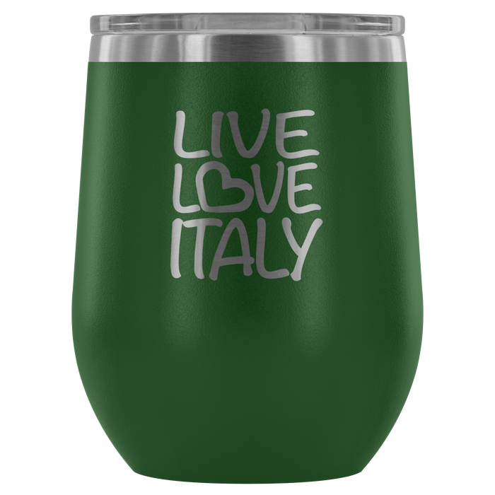 Live Love Italy Wine Tumbler