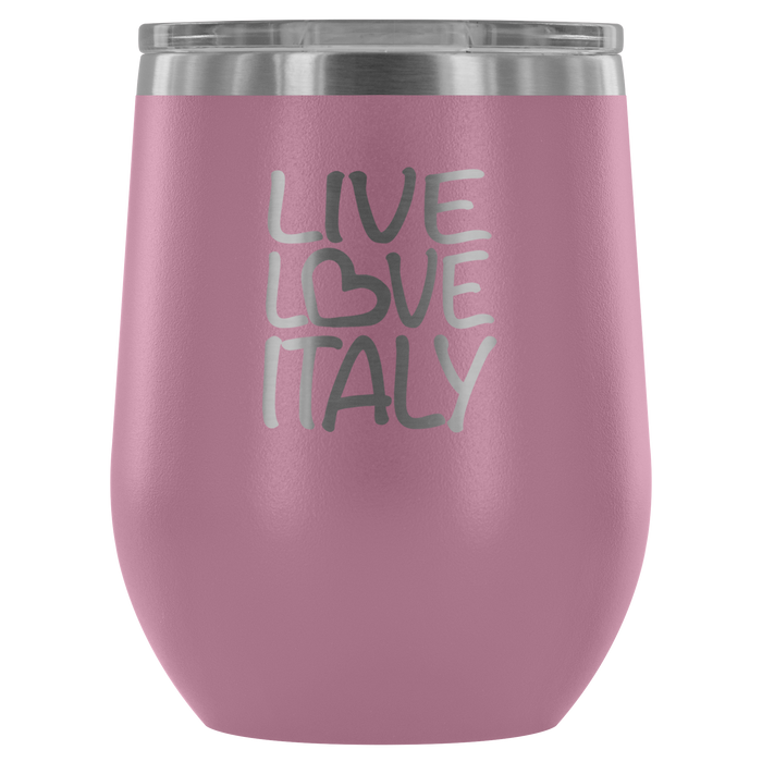 Live Love Italy Wine Tumbler