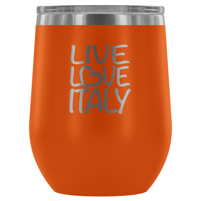 Live Love Italy Wine Tumbler