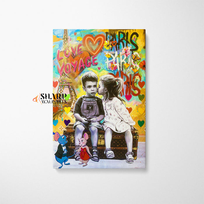 Love Voyage Canvas Wall Art