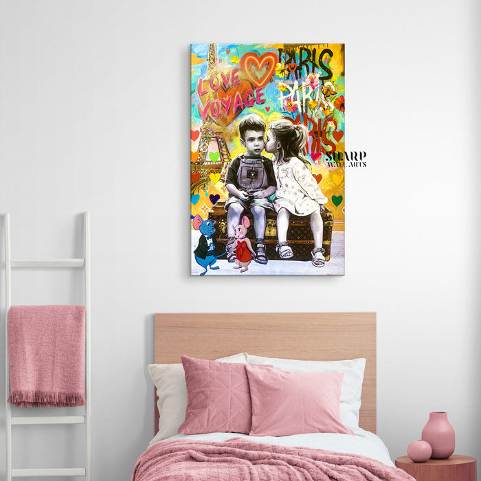 Love Voyage Canvas Wall Art
