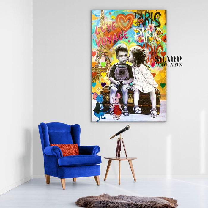 Love Voyage Canvas Wall Art