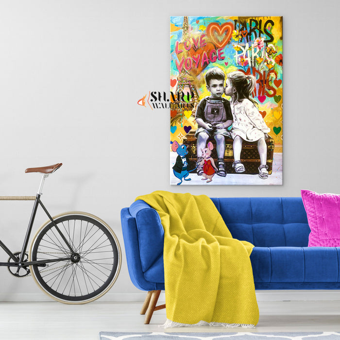 Love Voyage Canvas Wall Art