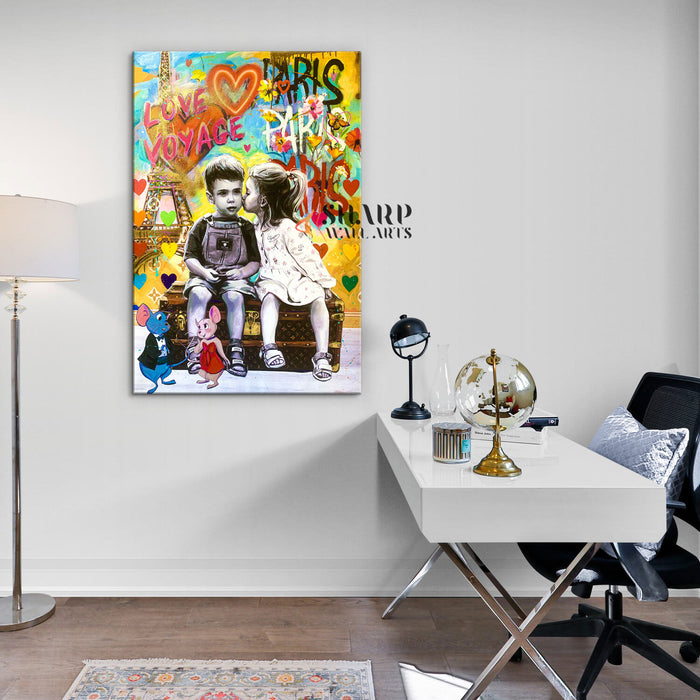 Love Voyage Canvas Wall Art