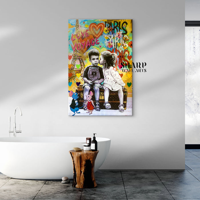 Love Voyage Canvas Wall Art