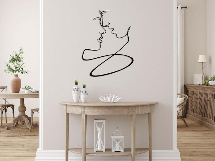 Lovers Metal Wall Art - Decor available at Dekadron for $59.90