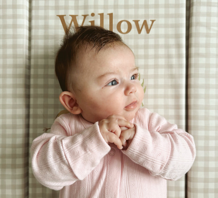 Mabel & Fox - Personalised Baby Changing Mat - Boho Safari - Mabel & Fox