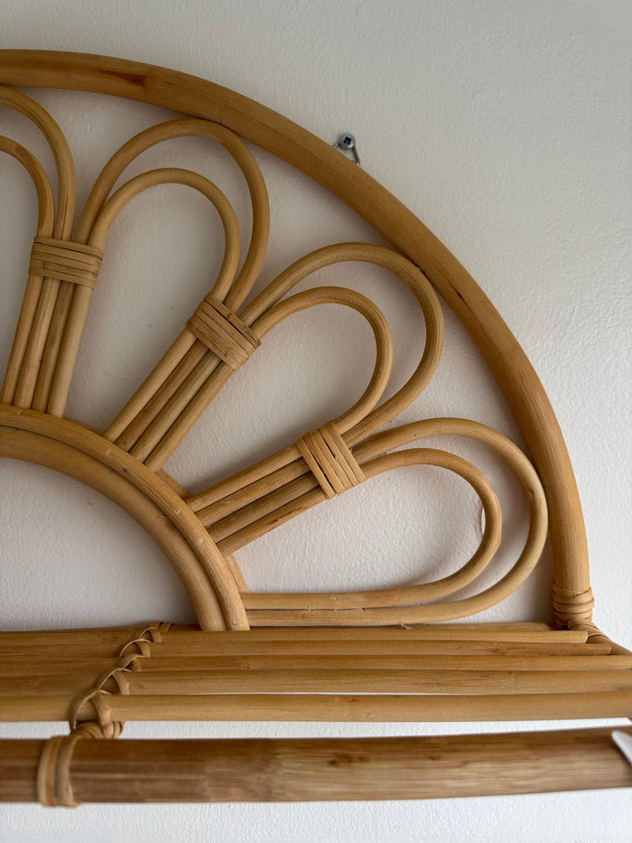 Mabel & Fox - Rattan Wall Shelf - Mabel & Fox