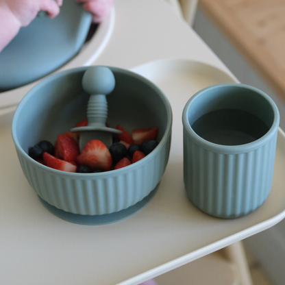 Mabel & Fox - Silicone Cup - Blue - Mabel & Fox