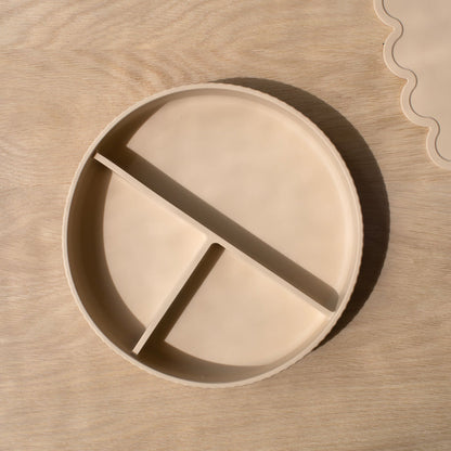 Mabel & Fox - Silicone Plate - Beige - Mabel & Fox